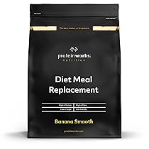 THE PROTEIN WORKS Sostituto Del Pasto Dietetico, Supporta la Perdita di Peso, Sazietà di Lunga Durata, Alto Contenuto di Proteine, 7 Servings, Banana Vellutata, 500 g