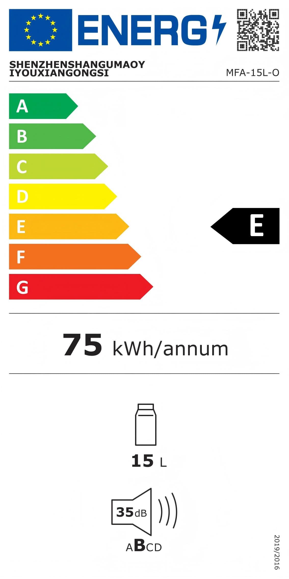 Enventor 15L/20 Latas Nevera Pequeña Negro, Mini Frigorifico con Enfriador y Calentador, Nevera Portatil con Alimentación 12V/220V, Mini Nevera para Habitacion, Oficina, Coche, Frutas y Bebidas