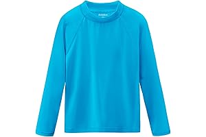 Boys UPF 50+ Rash Guard Swim Shirt