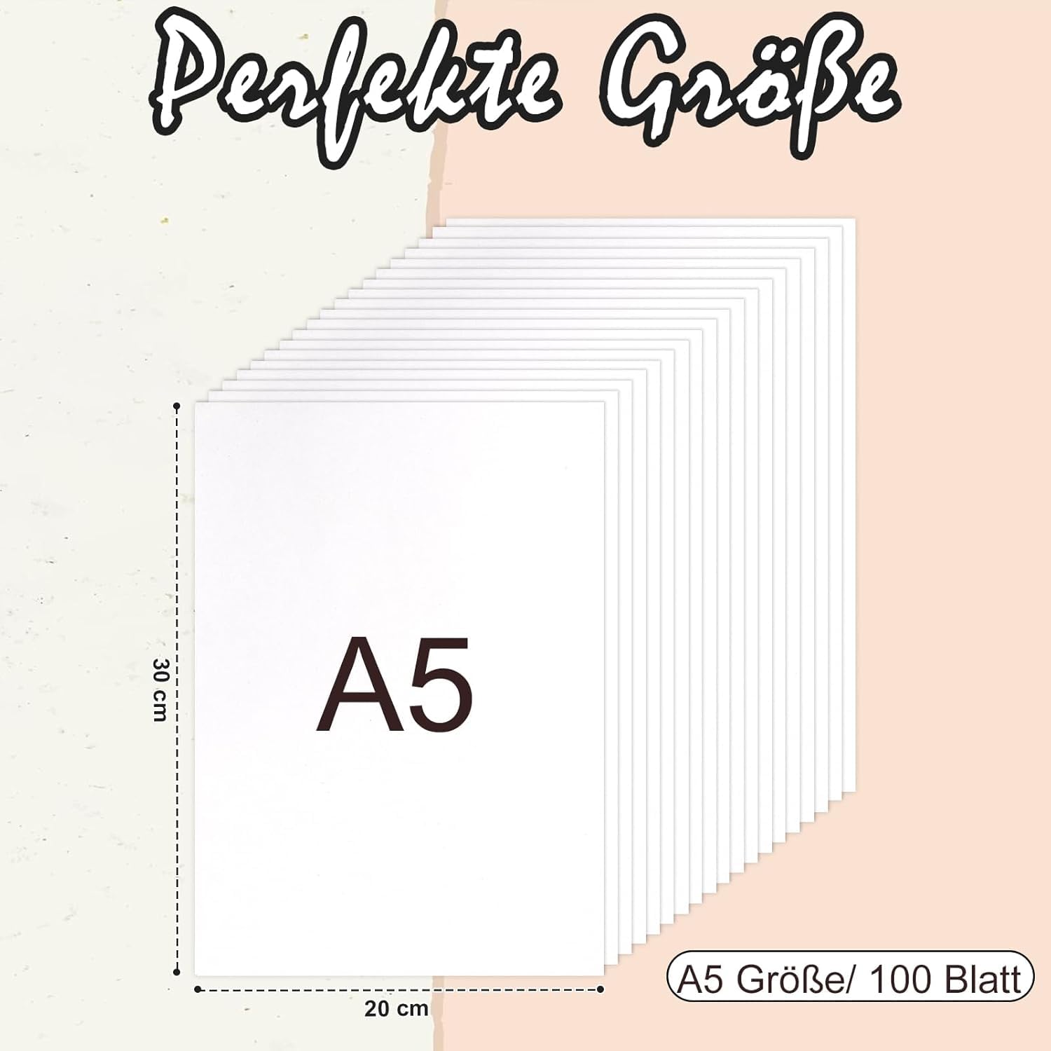 Fogli di carta cancellabile A5 bianco 15x21 cm assorbitori di inchiostro per scuola calligrafia