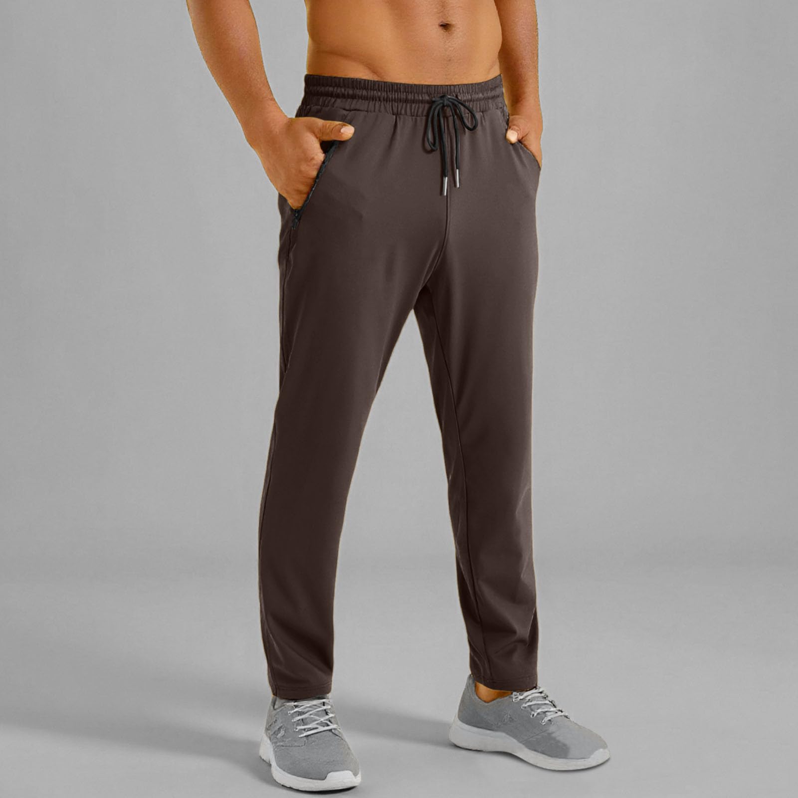 Jogginghose Trainingshose Herren Sweatpants Atmungsaktiv Pants Locker Weich Sporthose Lang Laufhose Relaxed Hosen Baumwolle Elastischer Bund Freizeithose Loose