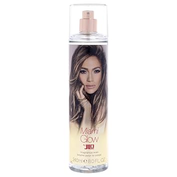 Jennifer Lopez Miami Glow Body Mist, A Sizzling, Sunny Light Fragrance for Women, 8Fl Oz 240ml