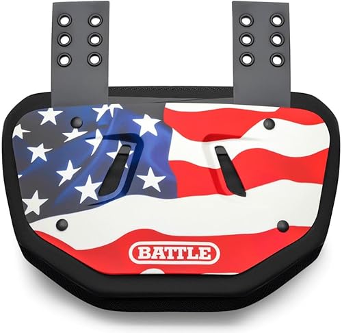 Battle Sports Placa protectora para la espalda almohadilla para la cintura de jugadores de fútbol americano