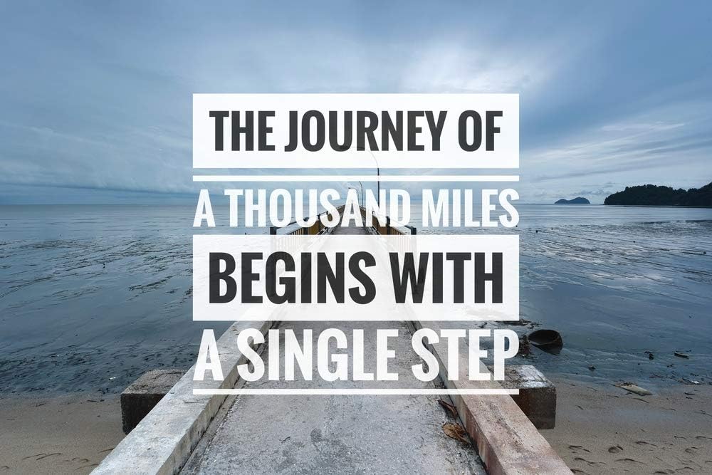 5 Ace5 Ace the journey of a |Motivational quotes|Inspirational quotes|Gym Poster| wall sticker paper poster(size:12x18 inch),multicolor