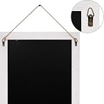 Emfogo Wall Mirror with Shelf, 20 x 16 inch Farmhouse Decor Wall Mirror Hanging for Bathroom, Vanity, Bedroom, Entryway, Living Room (White)