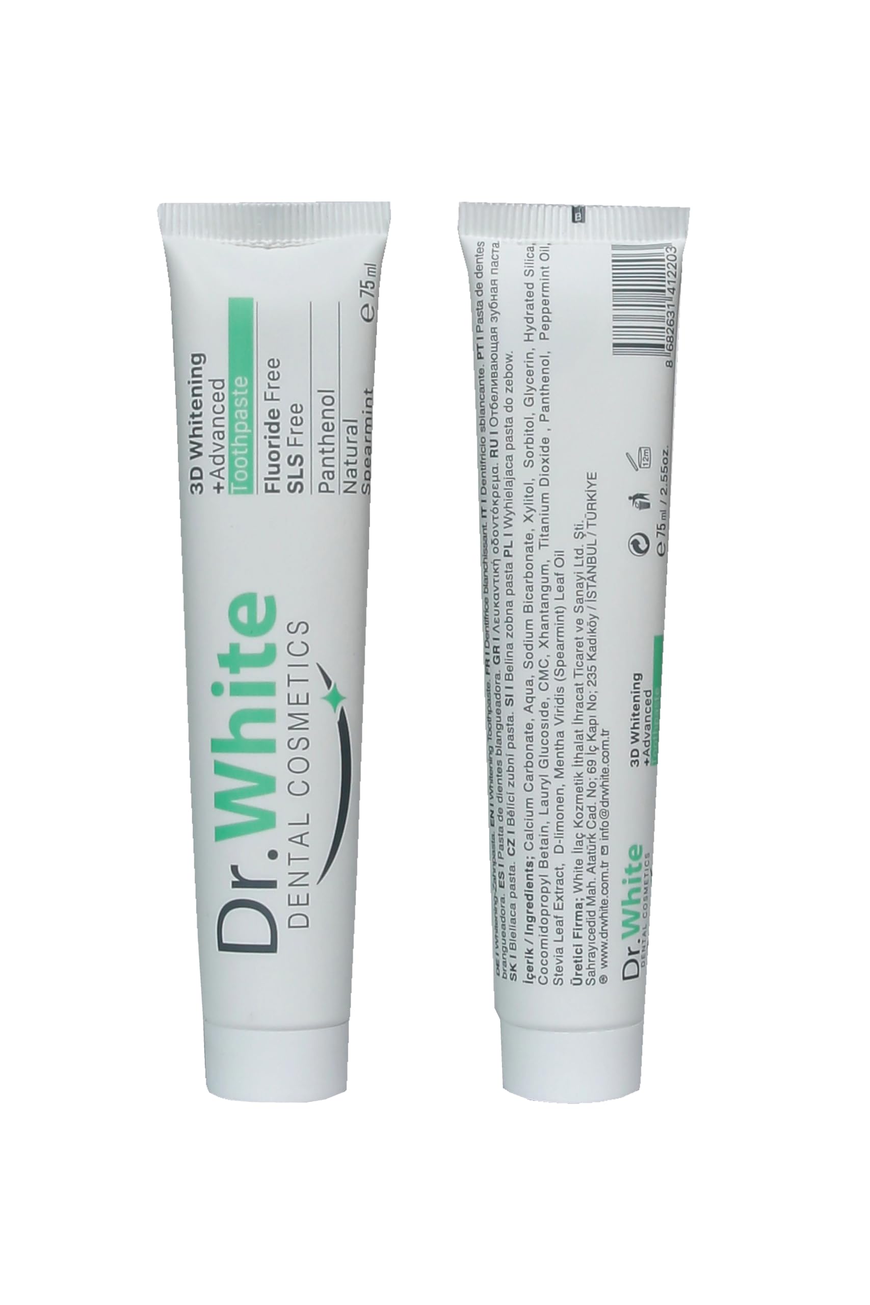 Dr.White 3D Whitening + Advanced Diş Macunu 75ml