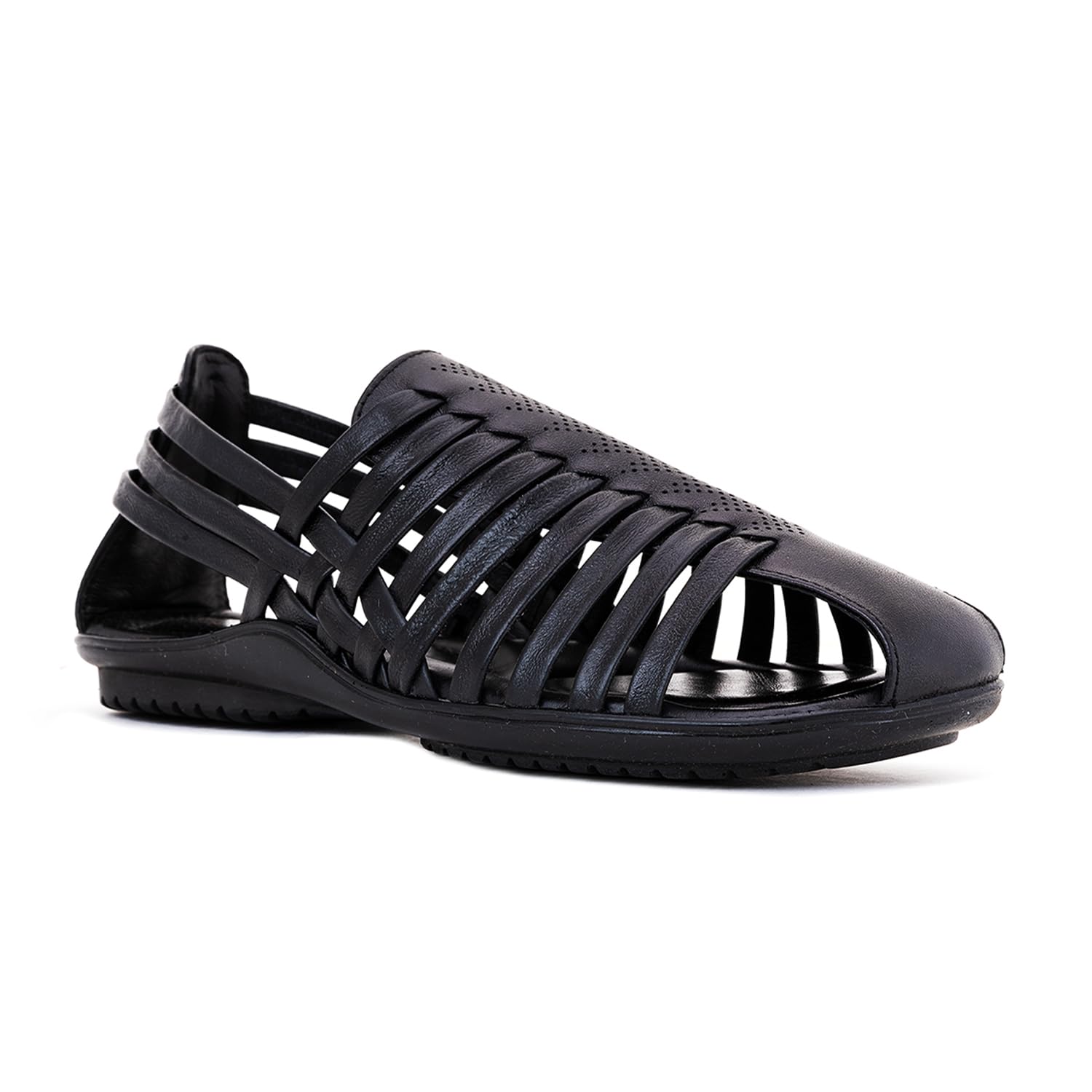 Khadims Lazard Black Leather Fisherman Sandal for Men (5180206) (B0CX5HBXDQ) Amazon Price History, Amazon Price Tracker