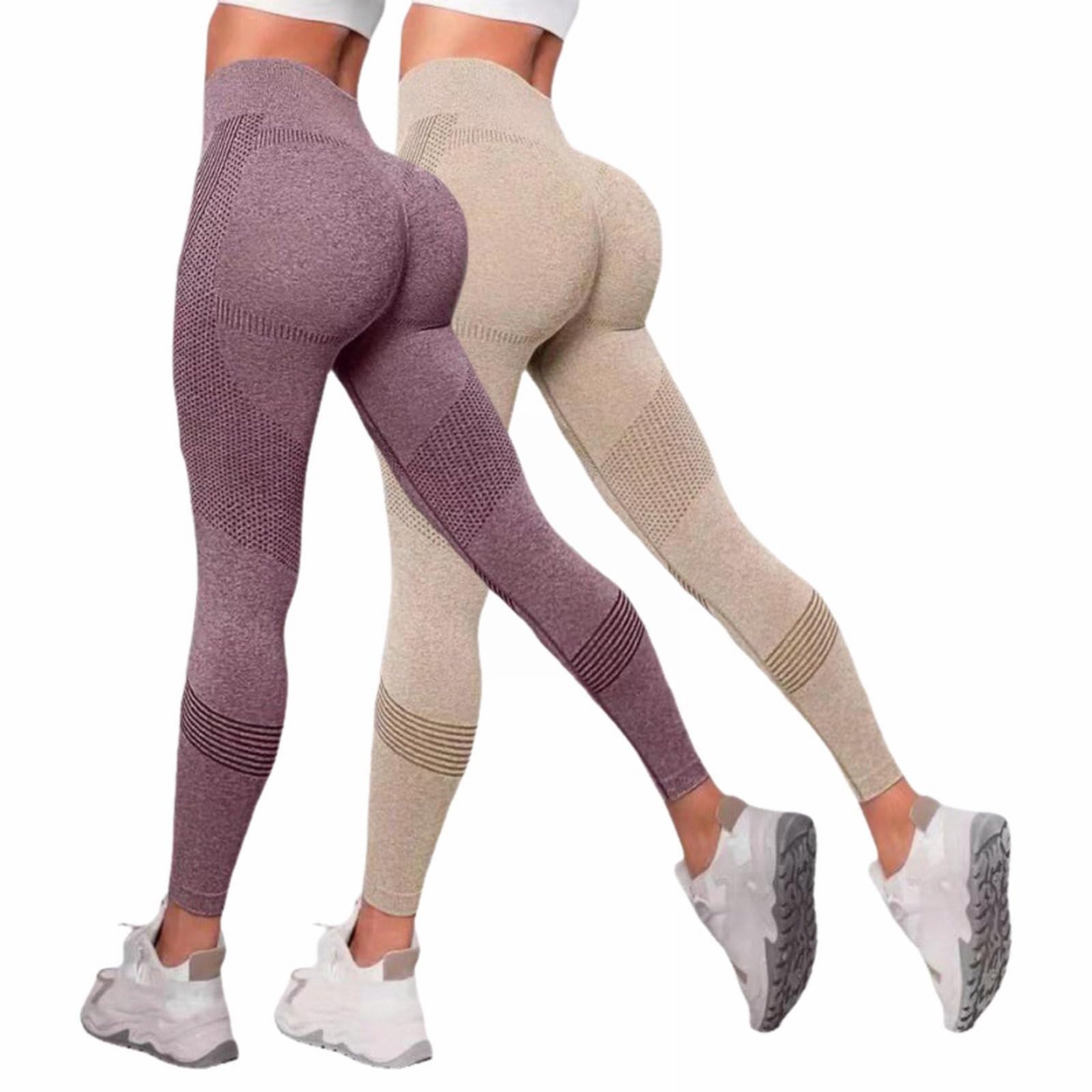 2PC Women's 3D Anti-Cellulite Compression Leggings High Waist Tummy Scrunch Push-Up Stretchy Yoga Pants for Gym Daily Wear Active Effortlessly Redefine Your Silhouette