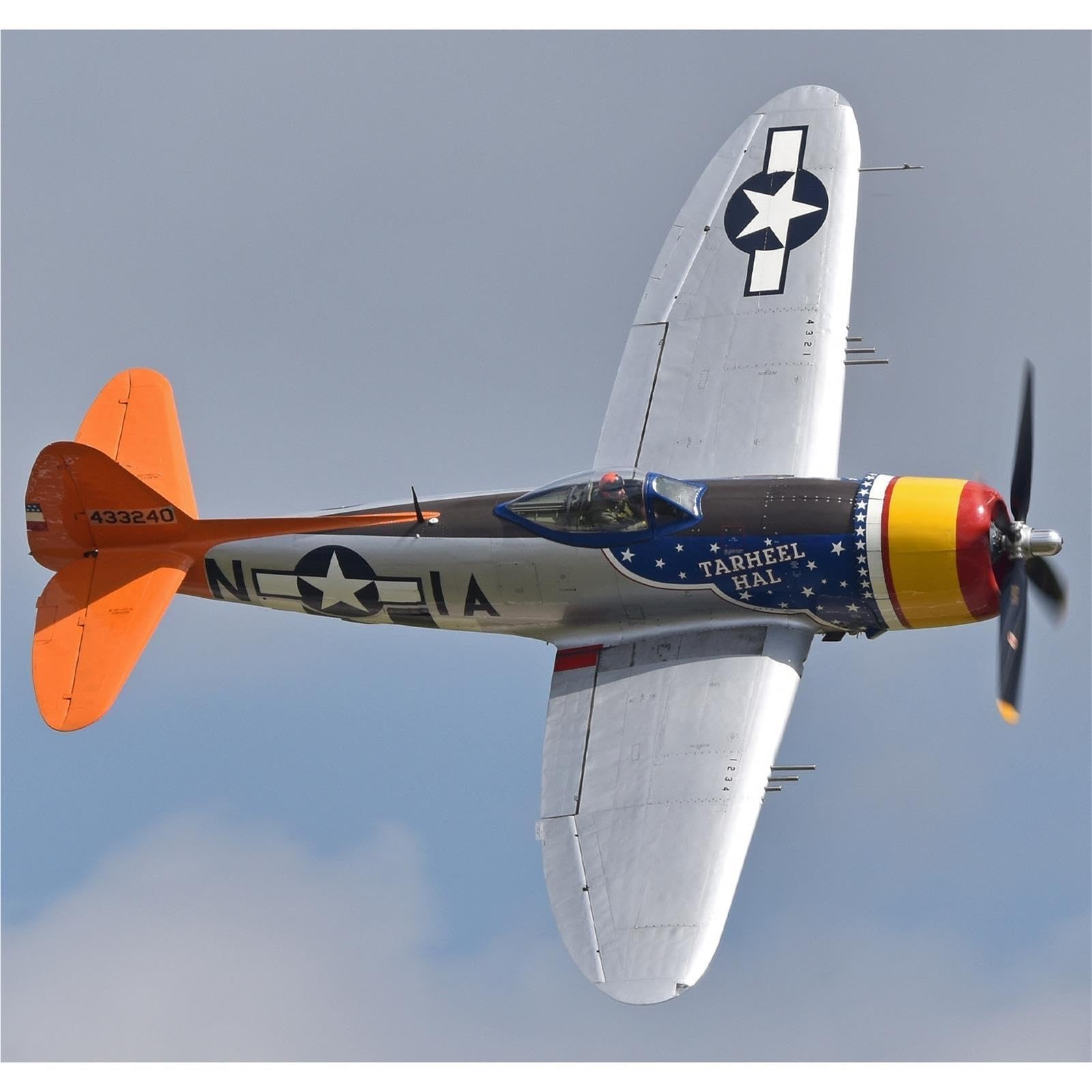 aerei a reazione Aereo da caccia P-47D Tarheel Hal Tenente 'Ike' David 1945 Lega regali per piloti