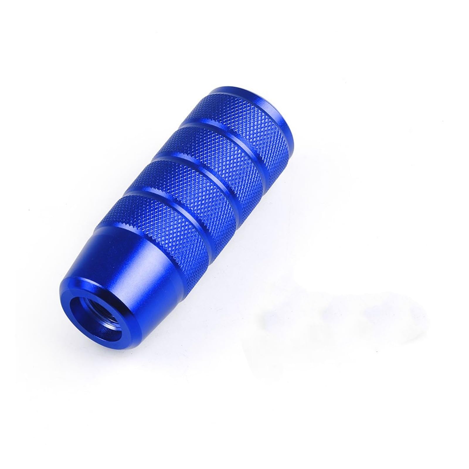 Linqianbhd Blue Gear Lever Shift Knob Universal 95Mm Non-Slip Gear Shift Knob Manual Transmission Aluminum Knurled Shifter Lever(Blue)
