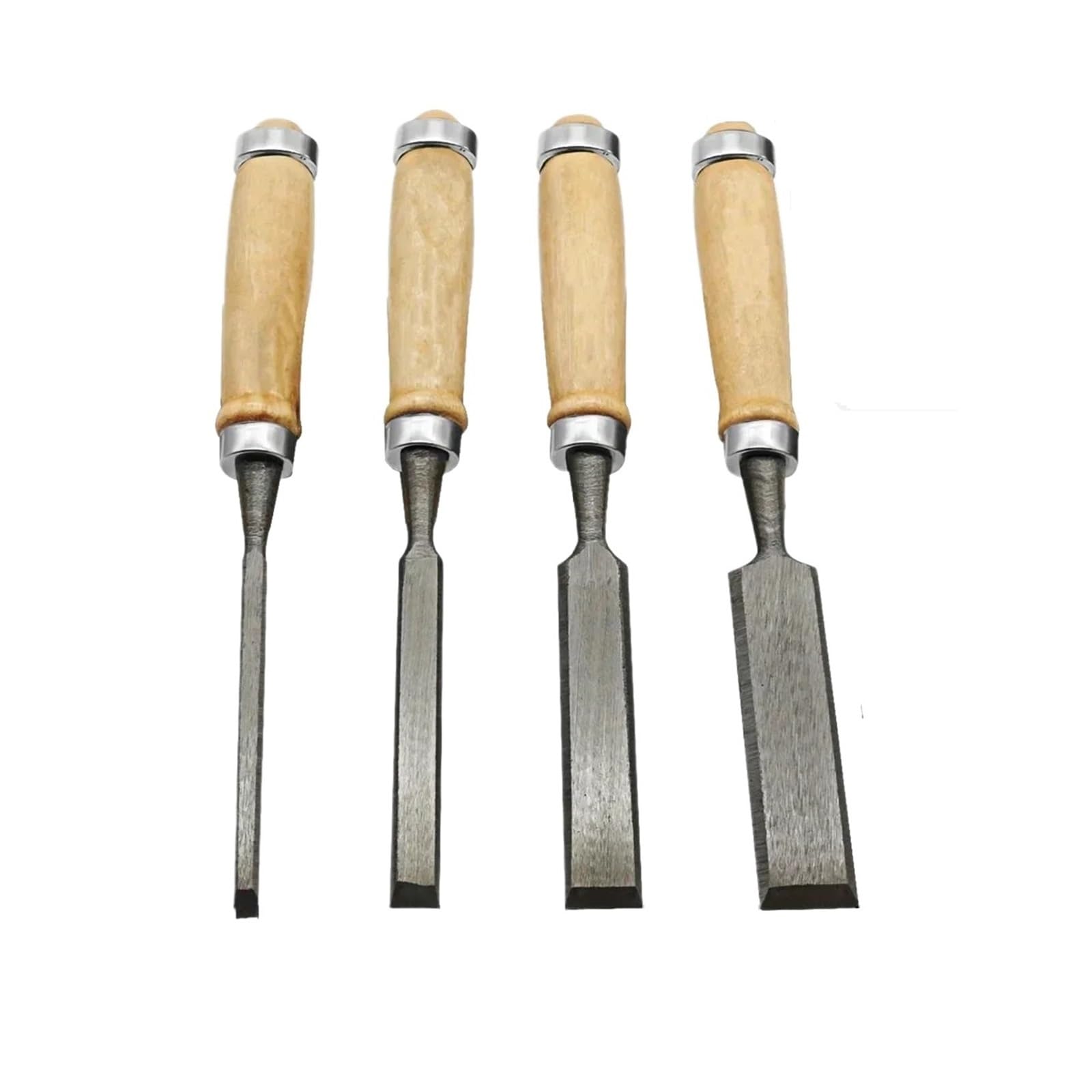 Jeu De Ciseaux À Bois 8/12/16/20mm, 4 Pièces, Outils Travail Du Et Sculpture Ergonomiques, Auxiliaire Bricolage