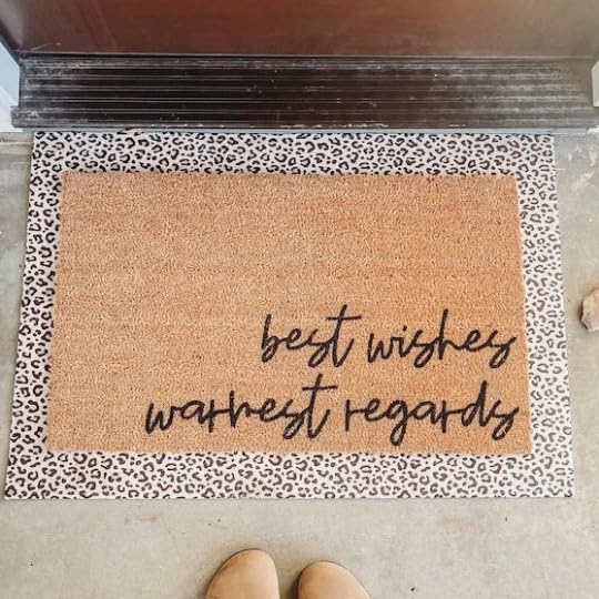 Amazon.com: Ecosides Best Wishes Doormat, Schitt’s Creek Doormat ...