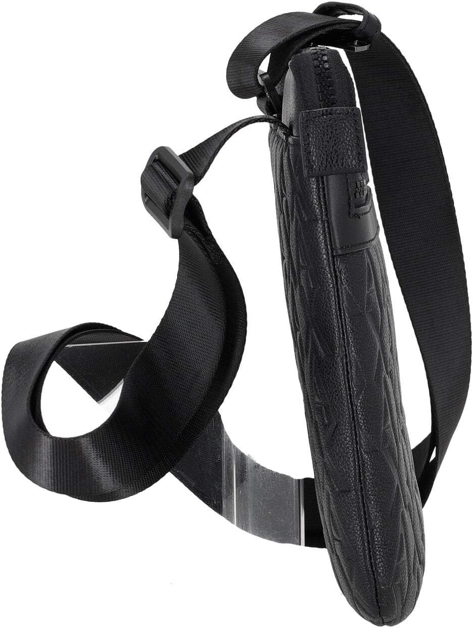 Armani Exchange Men's Liam Flat Crossbody Bag, Black, One Size - Image 4