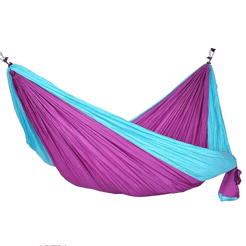 Camping hammock, Portable Hammock Double & Single Lightweight Nylon Parachute Hammocks