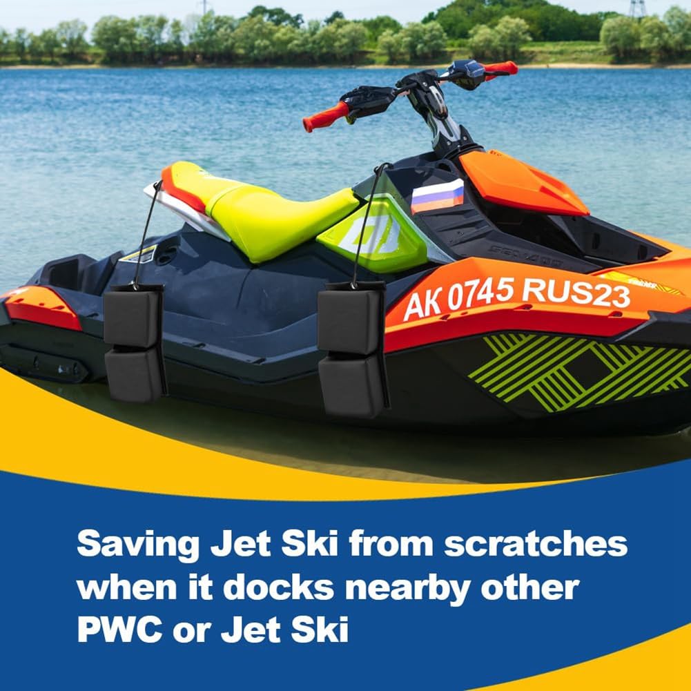 Paraurti per Parafanghi PWC, Paraurti per Parabordi per Barche con Corde Elastiche, per Parafanghi per Moto d'Acqua, Parabordi per Barche