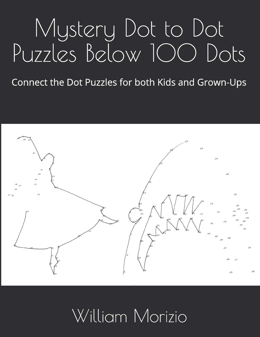 Mystery Dot to Dot Puzzles Below 100 Dots: Connect the Dot Puzzles for both Kids and Grown-Ups