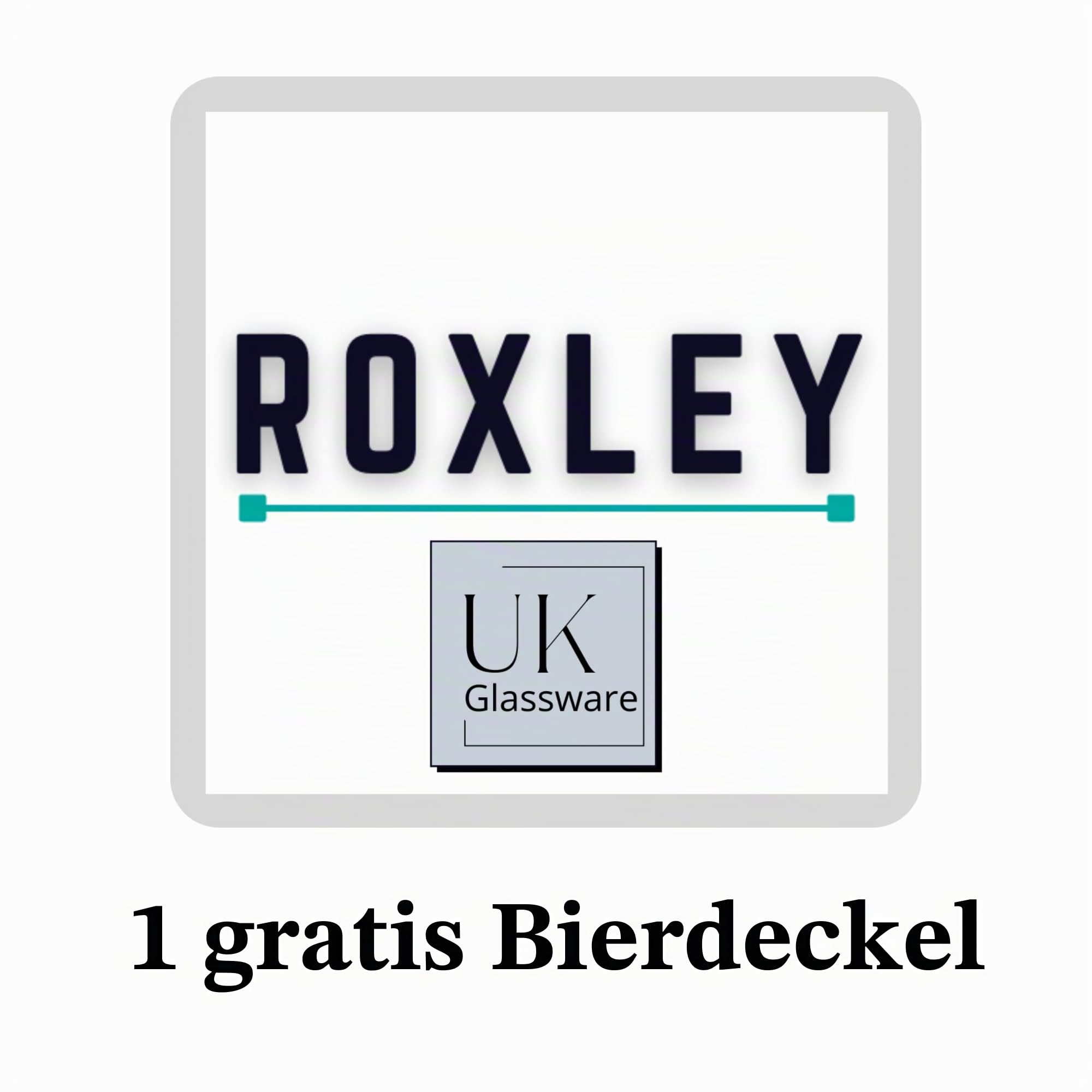 Roxley Malfy Gin-Glas, grün, auch mit Marken-Bierdeckel