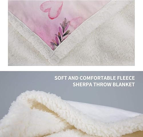 Miniatura 4 de Jekeno Manta de sherpa de perezoso suave para sofá, silla, cama, oficina, viajes, campamento, 50 x 60 pulgadas