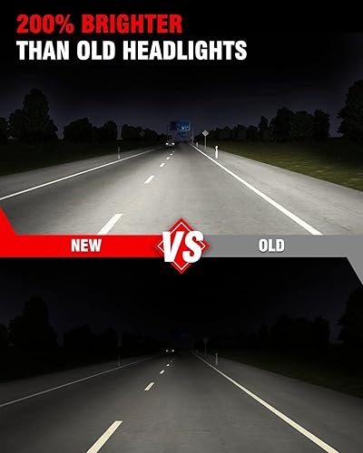 Miniatura 8 de ADCARLIGHTS Compatible con Accord 2003-2007 Conjunto de faros delanteros para Honda Accord 24dr 03-07 carcasa negra con reflector ámbar reemplazo