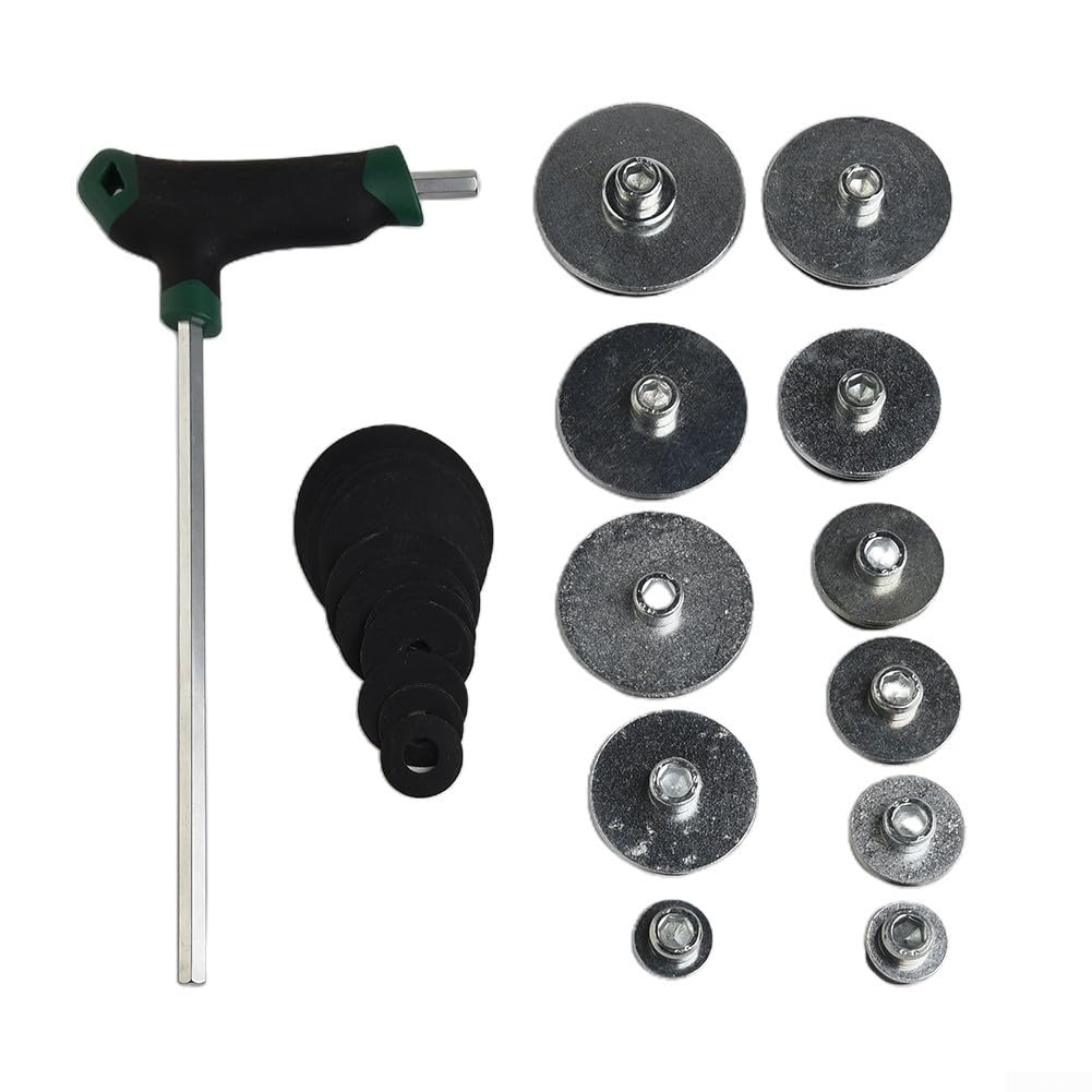 Juego de herramientas para agujeros de sonido para saxofón, nivelación de molienda, kit de reparación para pulido de saxofón alto soprano tenor para instrumentos de viento de madera