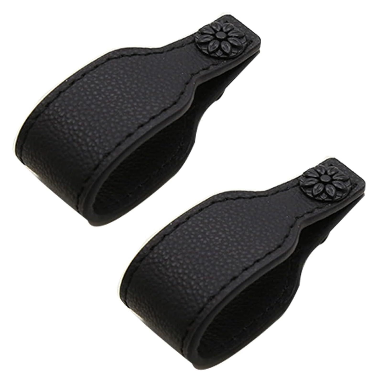Lqzaxsrdr A Leather Handles, Leather Drawer Pulls Loop Knob Cabinet Handle Multicolor Single Hole 128Mm(,Single Hole)