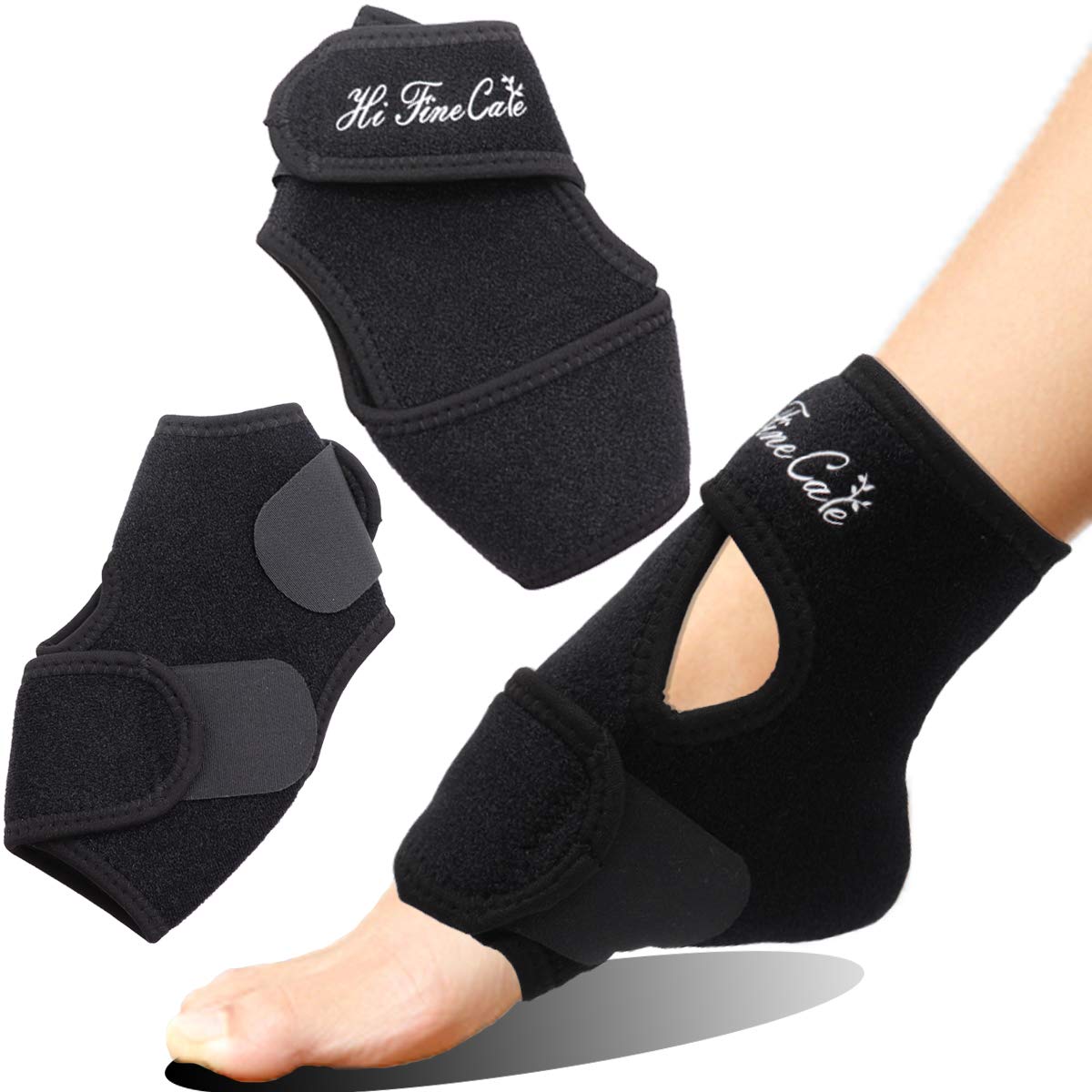 Ankle Brace for Women and Men by RiptGear Adjustable Ankle Support and Compression for