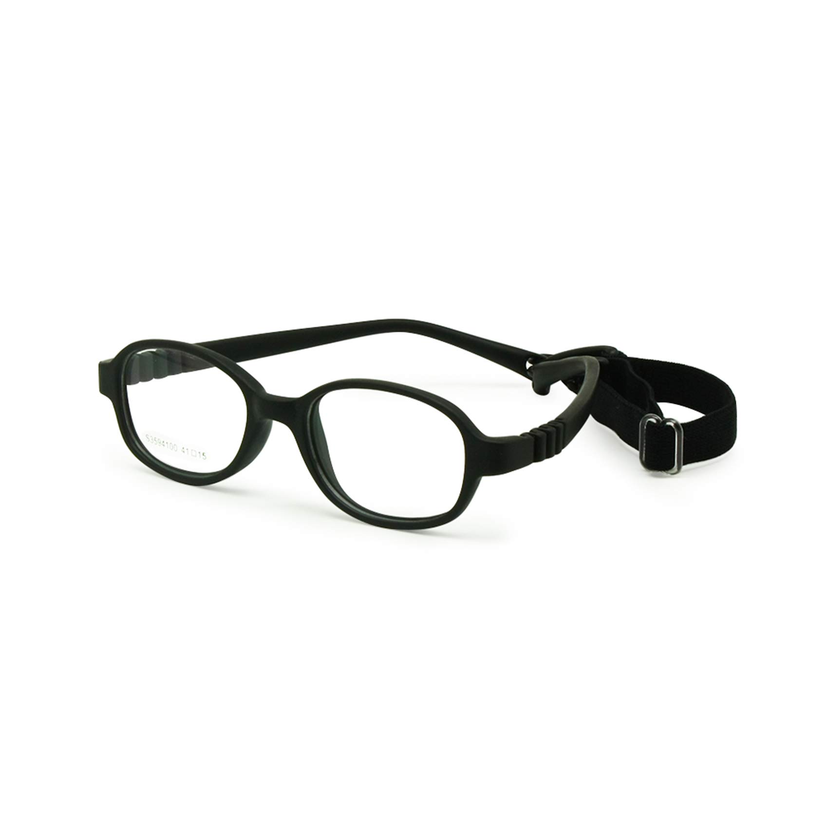 Brille für Kinder, Montur Größe 41, kein Schrauben optische und Lünette Monoblock für Baby mit Gurt und Kordel, Brille für Kinder, Gläser Sichere für Jungen und Mädchen 1-2Y