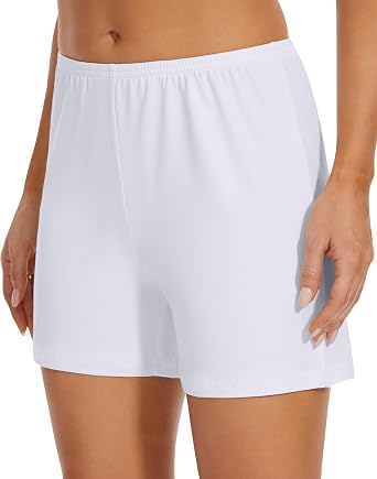 Subuteay Pettipants for Women Under Dress Side Slits Slip Shorts Loose Bloomers