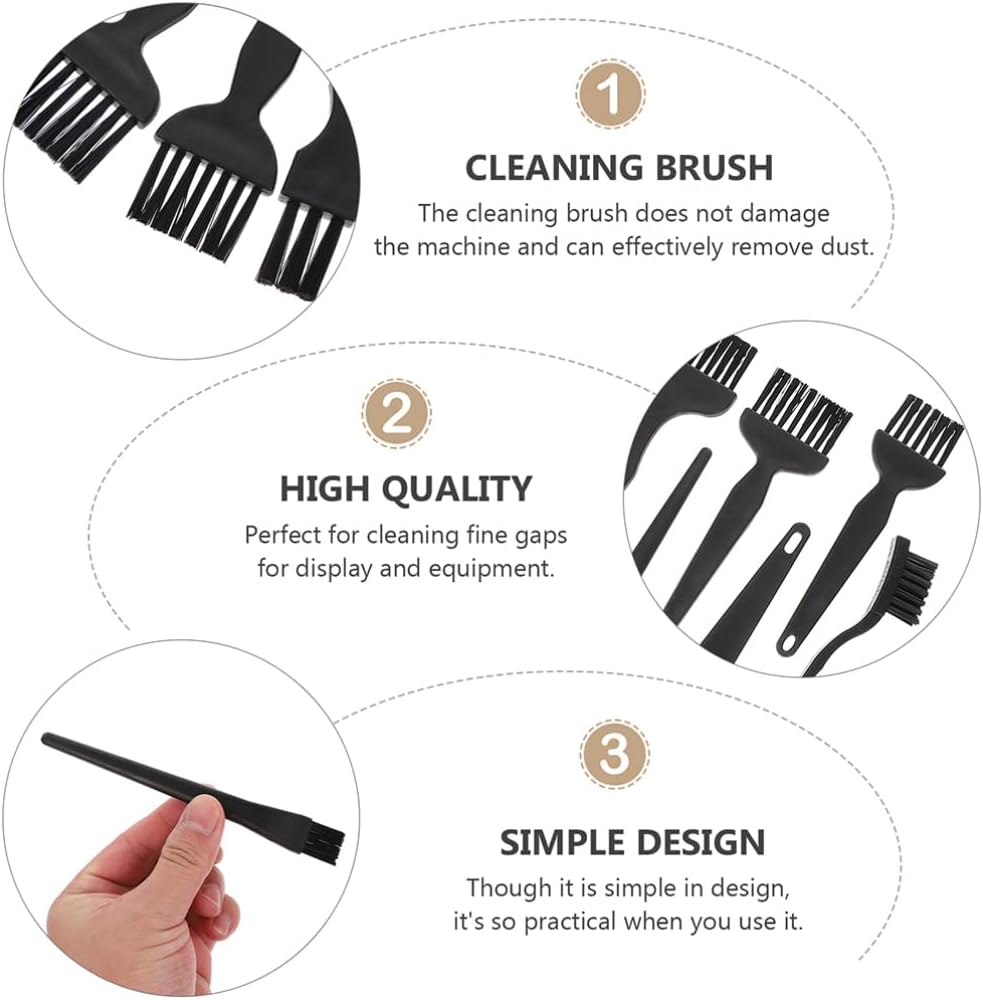SOLUSTRE 1set -Static Cleaning Brush for Computer Keyboards for Tight Spaces Multi-Functional Tools for Electronics Motherboards Home Use
