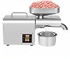 Oil Press Machine, 110V 610W Automatic Oil Extractor Stainless Steel Organic Oil with Temperature Control for Home & Commercial Use