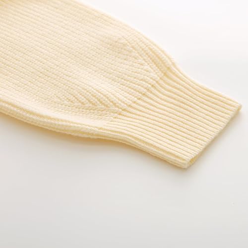 Miniatura 5 de Cárdigan de punto gofre con botones para mujer, de manga larga, estilo vintage, grueso, para exteriores, abrigo