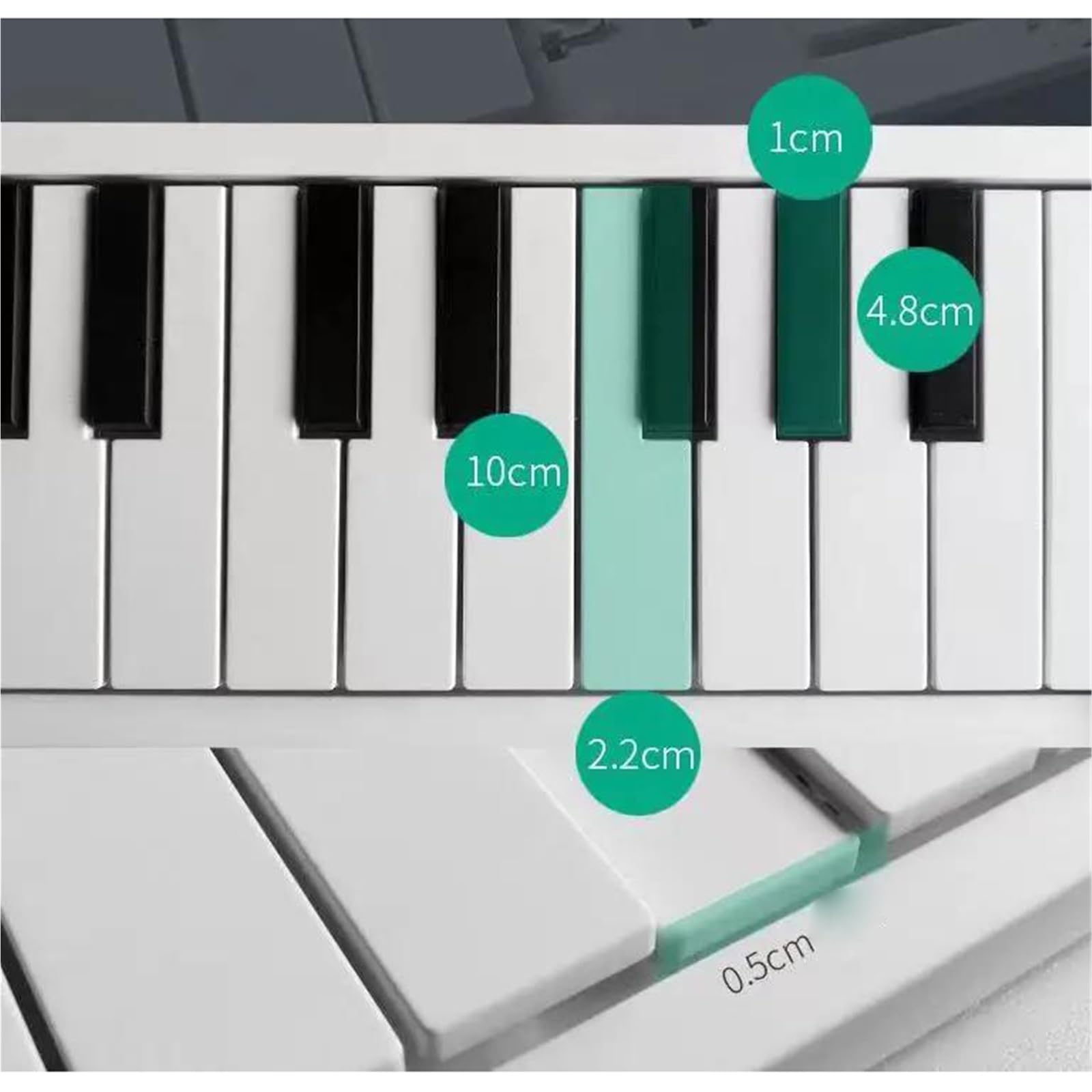 Tastiera Elettronica Professionale Pianoforte Digitale Portatile Pieghevole A 49 Tasti Tastiera Elettronica Strumento Per Principianti
