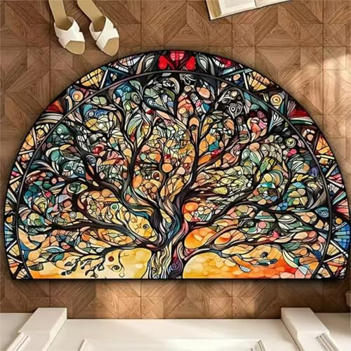 OARGIFT ���փ}�b�g ���~ �E�F���J���}�b�g �΃^�C���� ������� �D���Ƃ� ���ꗎ�Ƃ� ����~�� ���� OK �C���h�A�E���O�p �G���g�����X�}�b�g �ƒ�p�h�A�}�b�g (D,80*120cm) [���s�A���i]