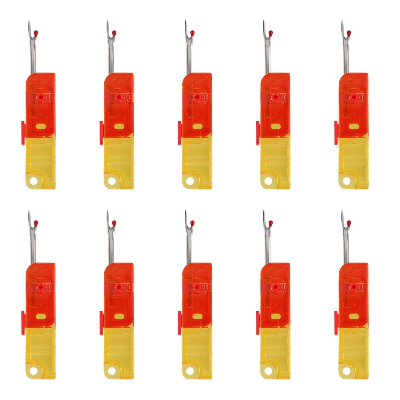 Hsioluted 10PCS Portable Foldable Seam for Sewing Crafting, Needle Work Pattern and Thread, Embroidery Hems Seams Wire Stripper with Long Lasting Durability