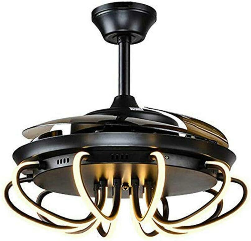 Discount 42 Modern Ceiling Fans with Lights,3 Lighting Color Setting 3 Fan Speed, Mute motor Indoor Fan Light, Chandelier LED with Remote Fandelier Ceiling Fan for Bedroom (Black B) Discount 80% 42 Modern Ceiling Fans with Lights,3 Lighting Color Setting 3 Fan Speed, Mute motor Indoor Fan Light, Chandelier LED with Remote Fandelier Ceiling Fan for Bedroom (Black B)