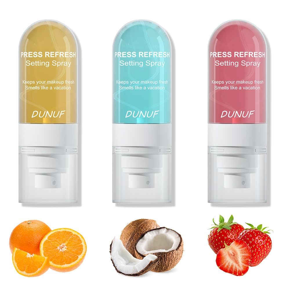 NALACAL Hydrating Makeup Setting Spray, Oil Control Lightweight Hydrate Make Up Spray, Long Lasting Non Greasy Face Make Up Fixer Spray for All Skin Types, 1Pcs (Blue - Coconut)