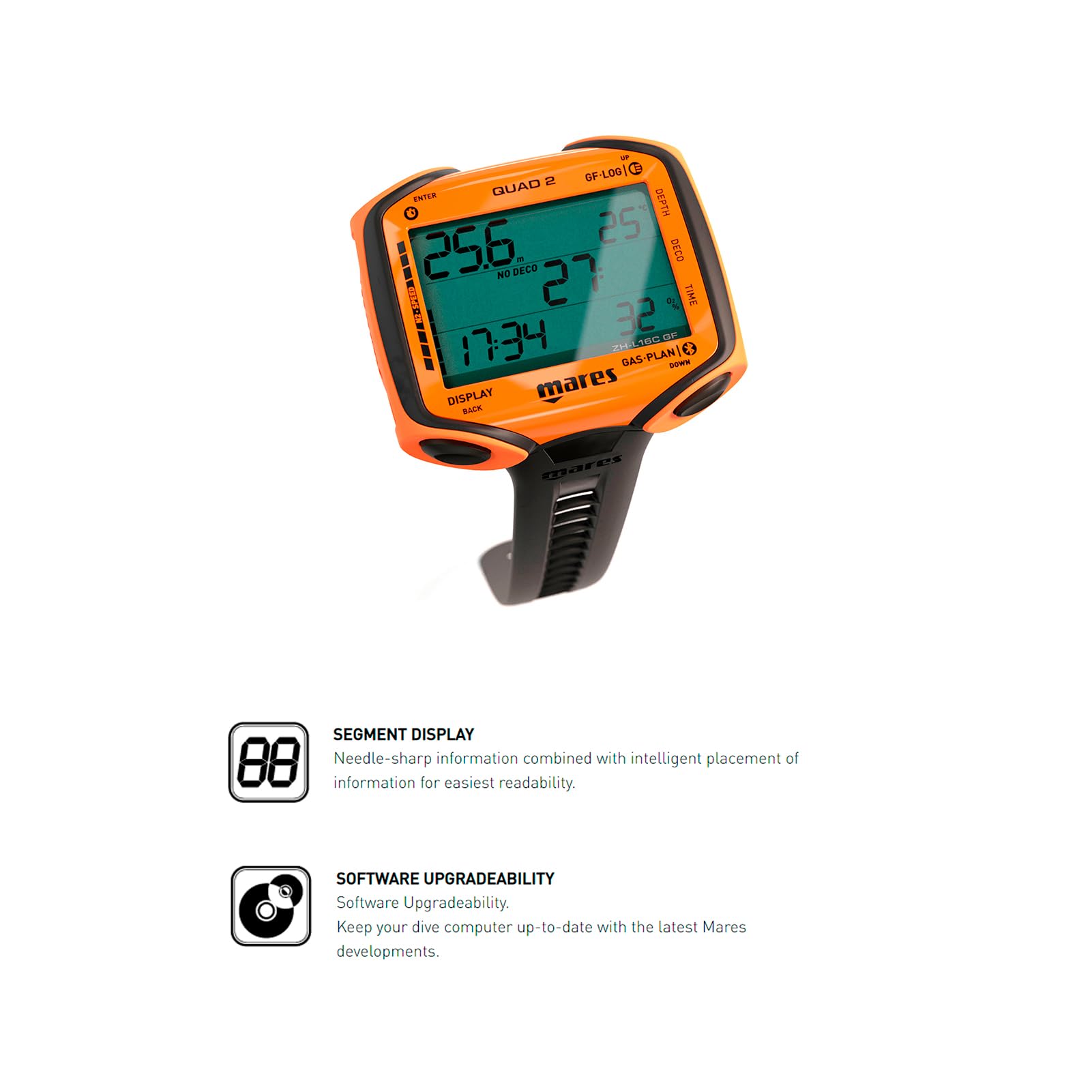 Mares Computer Quad 2 (Orange)