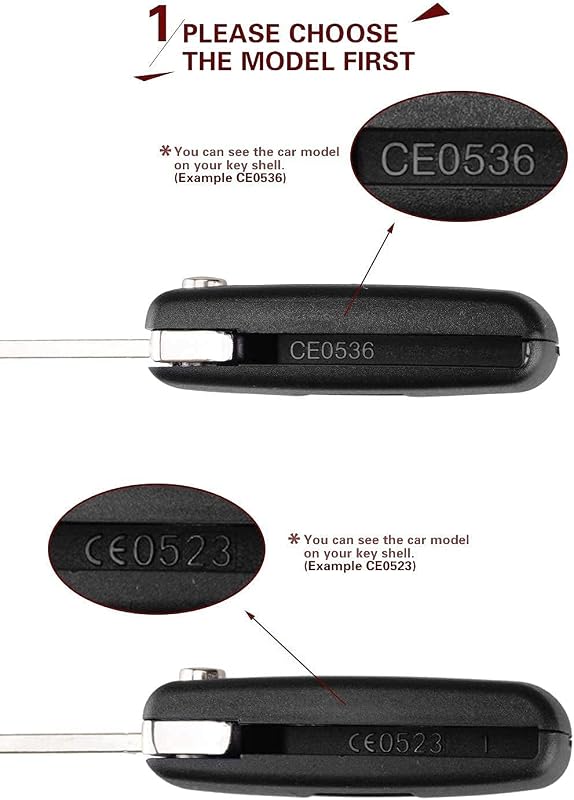 ENERGY 01 Autókulcs Ház Citroen C2-C8 és Peugeot 207-5008 Modellekhez - 3 Gombos Távirányító Tok - Kompatibilis Fiat Ulysse Járművekkel