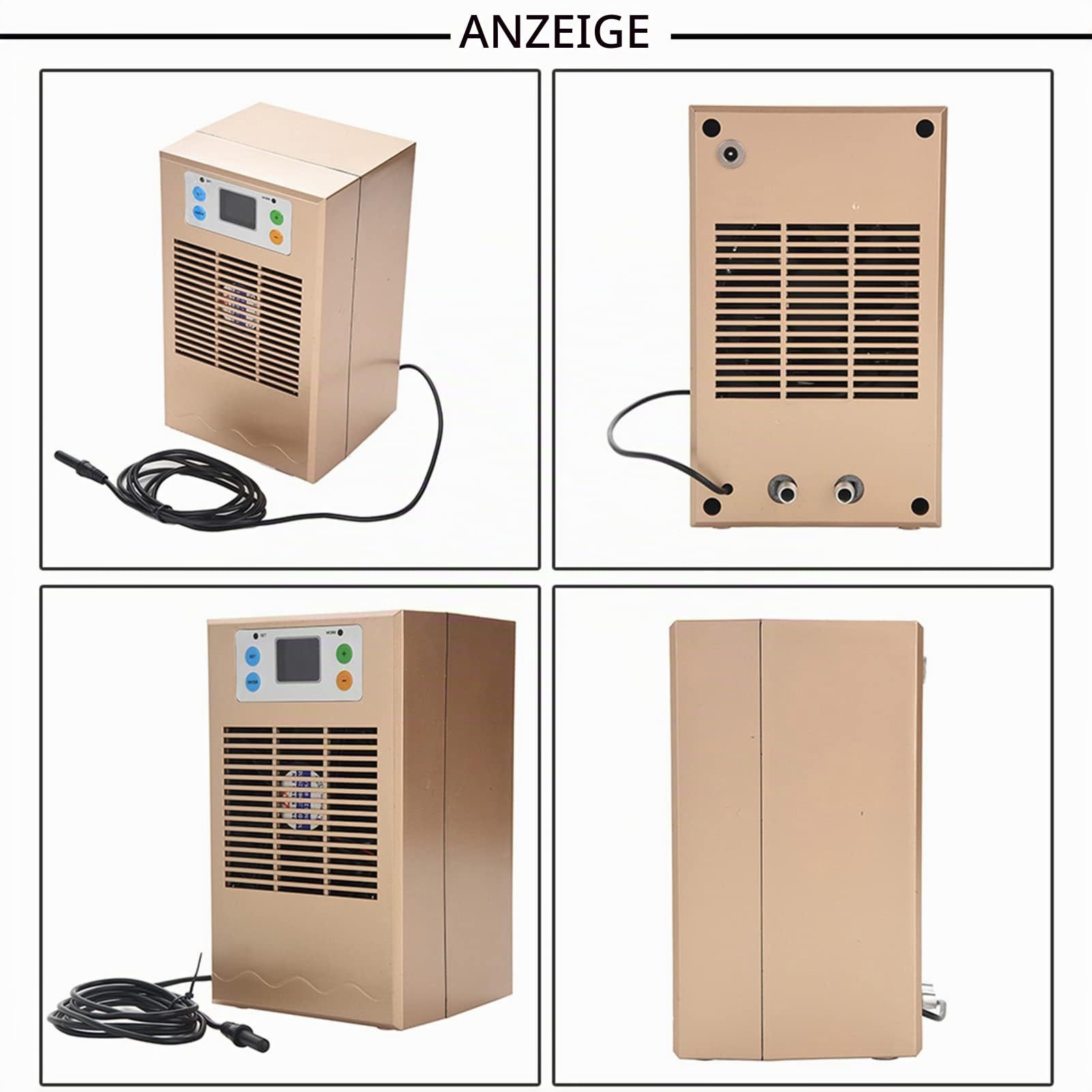 Zerodis Aquarium Wasserkühler Aquarium Chiller Wasserkühler Aquarium Chiller(EU)