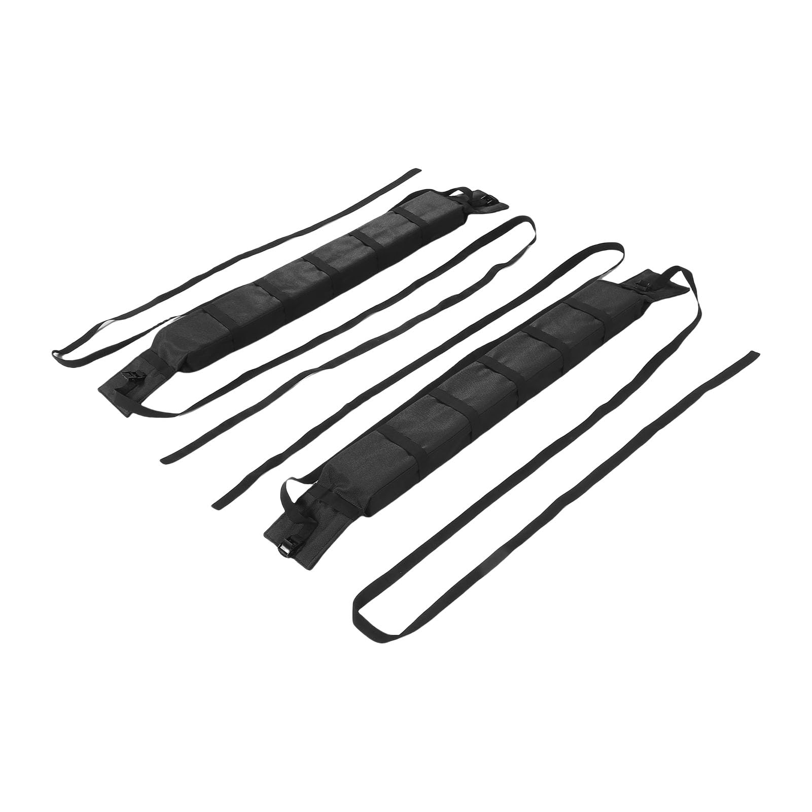 Generic Weiche Dachträger-Pads, Universeller Weicher Auto-Dachträger mit Oxford-Gewebe, PVC und EPE-Schaum, 118 X 12 X 8 cm, 60 Kg Traglast für Kajak, Surfbrett, Kanu auf SUVs, Limousinen