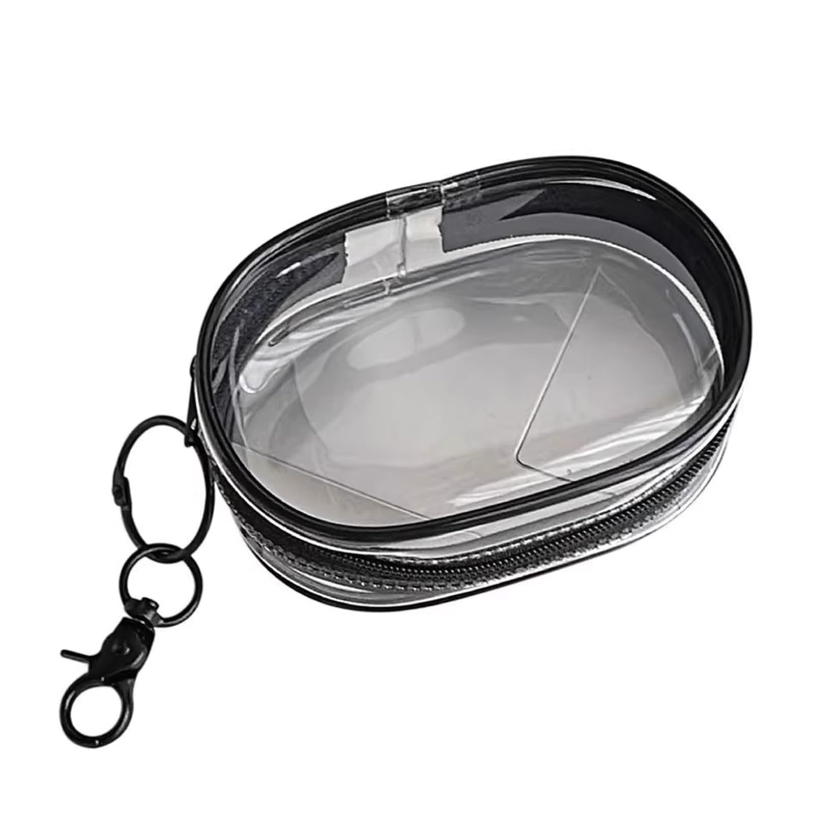 Laikoutd Black Transparency Pvc Travel Cable Organizers Bag For Headphones Data Cords Storage Case Headphones Accessories Transparent Travel Storage Case