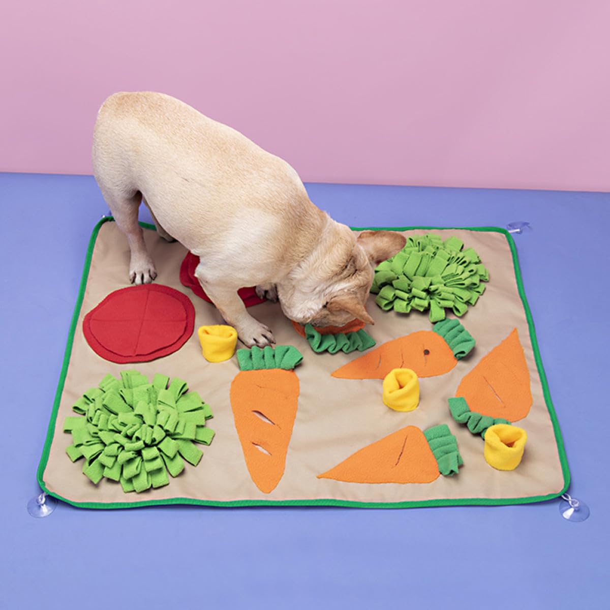 Haustier Schnüffelkissen aus Polar Fleece Großes Hundespielzeug zur Natürlicher Suchfähigkeiten Interaktives Puzzle Spielzeug für Welpen und Hunde
