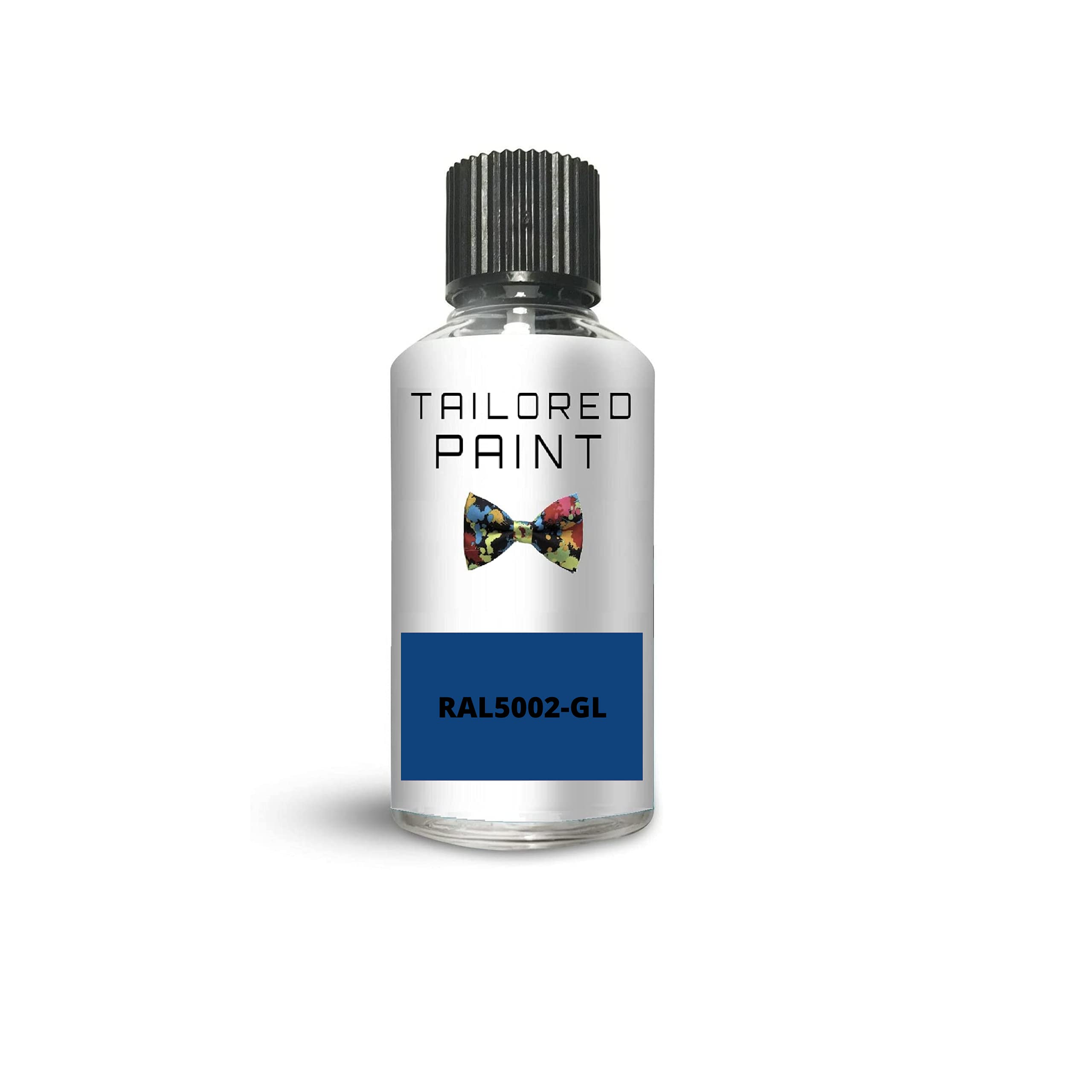 RAL5002 Ultramarine Blue Matt Touch Up Paint with Brush Matt Paint for Wood, Metal, Plastic, PVC, UPVC, Fascia Soffit Furniture Boards - Indoor & Outdoor