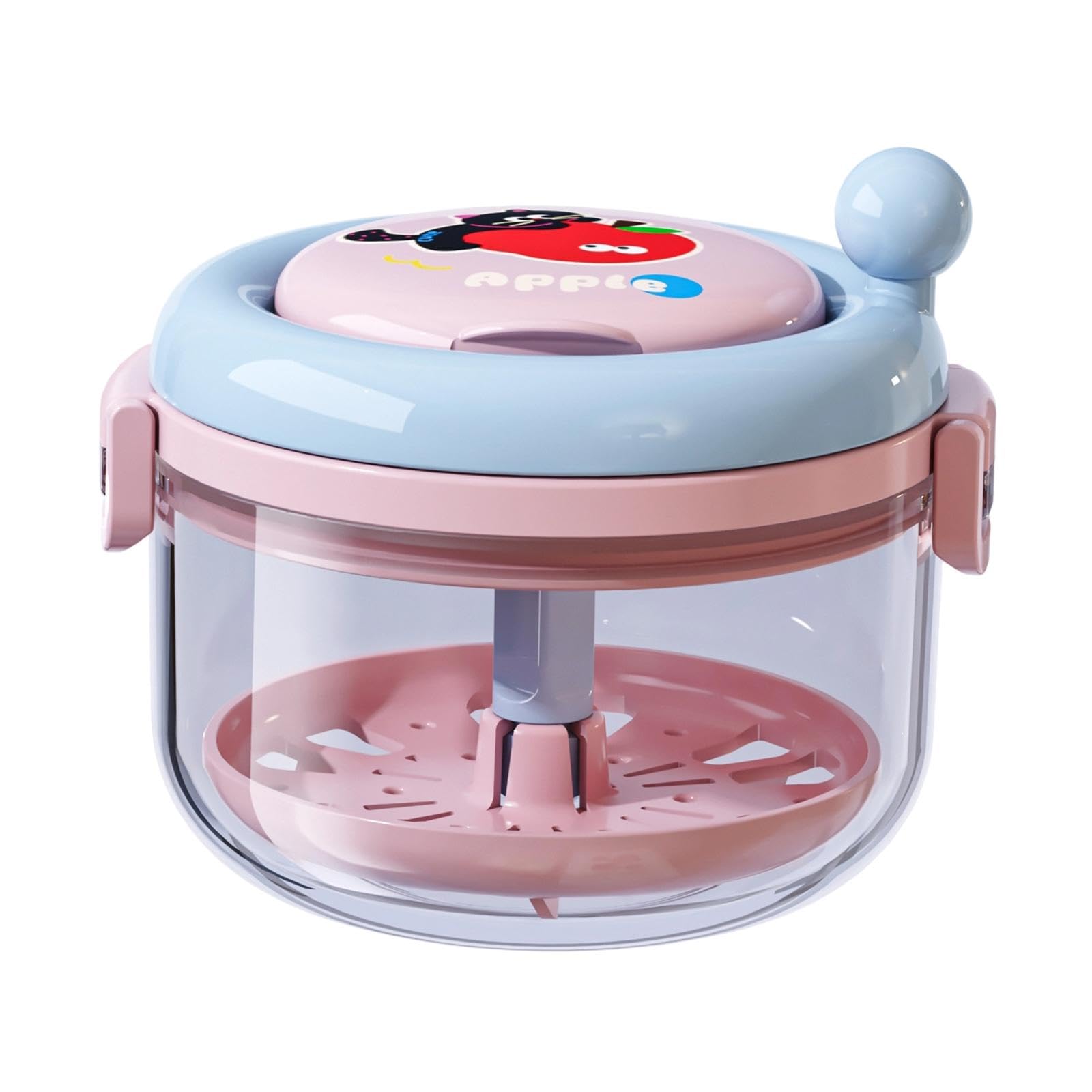 Denture Case Portable Denture Bath Cup for Mouth Guard Traveling Blue Pink|Health & Beauty|Oral Care|Denture Care-image-11