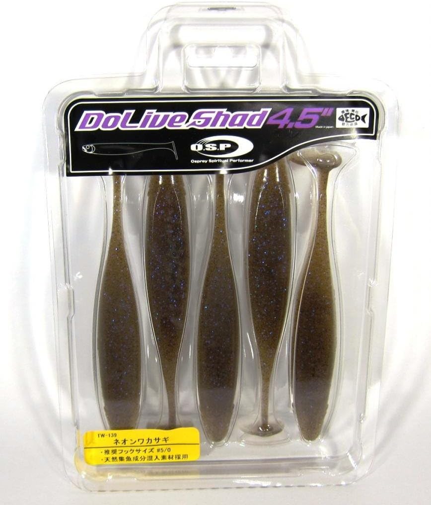 Amazon O S P オーエスピー ルアー Dolive Shad 4 5インチ W001 ウォーターメロンペッパー オーエスピー O S P ルアー