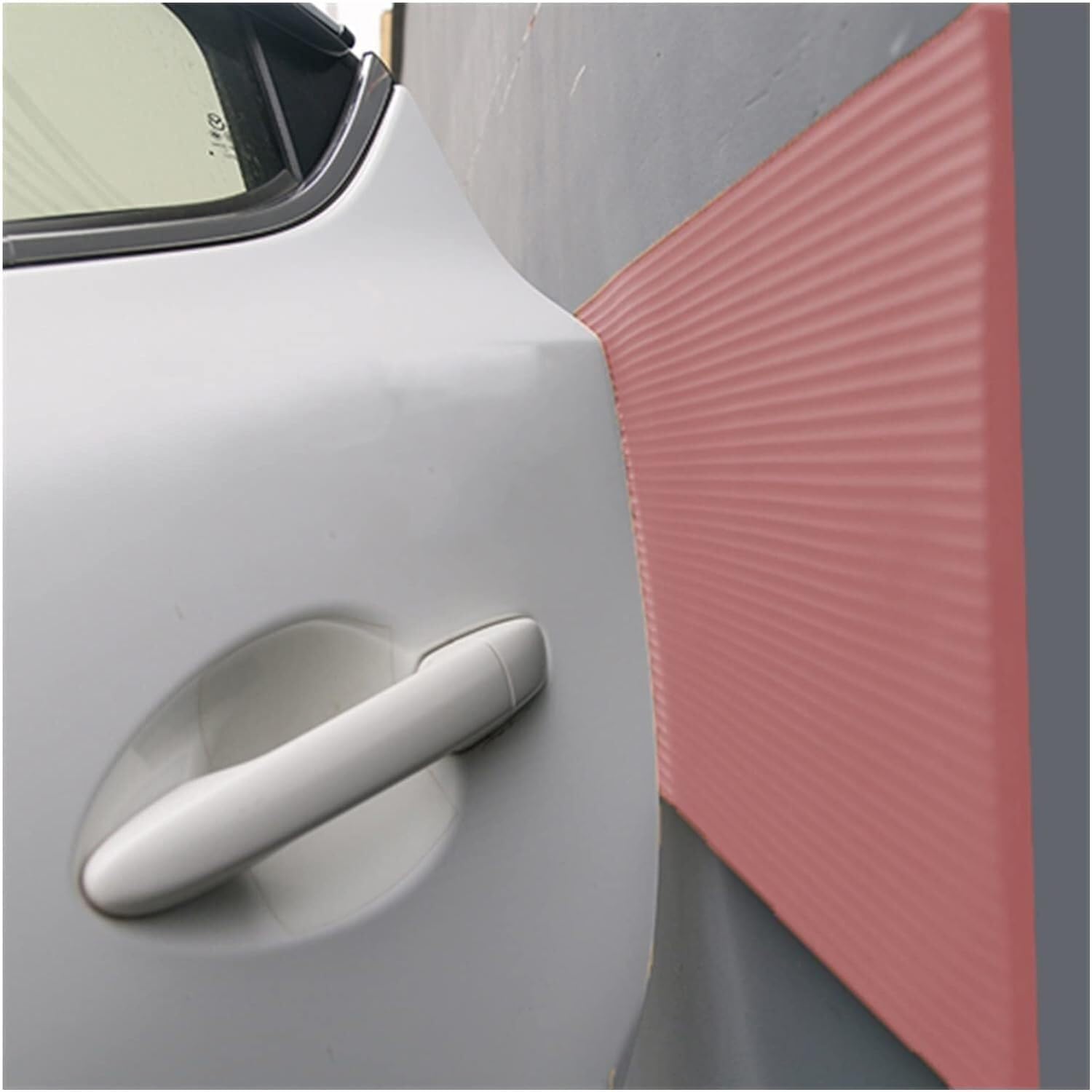 Tianqihao Pink Garage Column Protector Garage Wall Guards, Wall Edge Guards, Door Paint Guards, Garage Wall Corner Guards. To Protect Parking, And Warehouses,-4Pcs