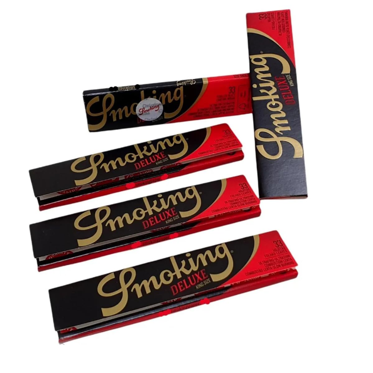 Smoking King Size de Luxe schwarz