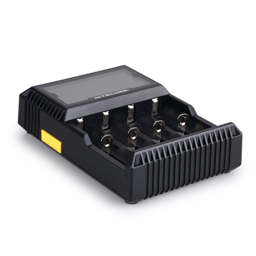 Nitecore D4 EU 2016 Version Intellicharger Smart Universal LCD Display Quad Battery Charger for 18650 18350 26650 AAA AA CR123A