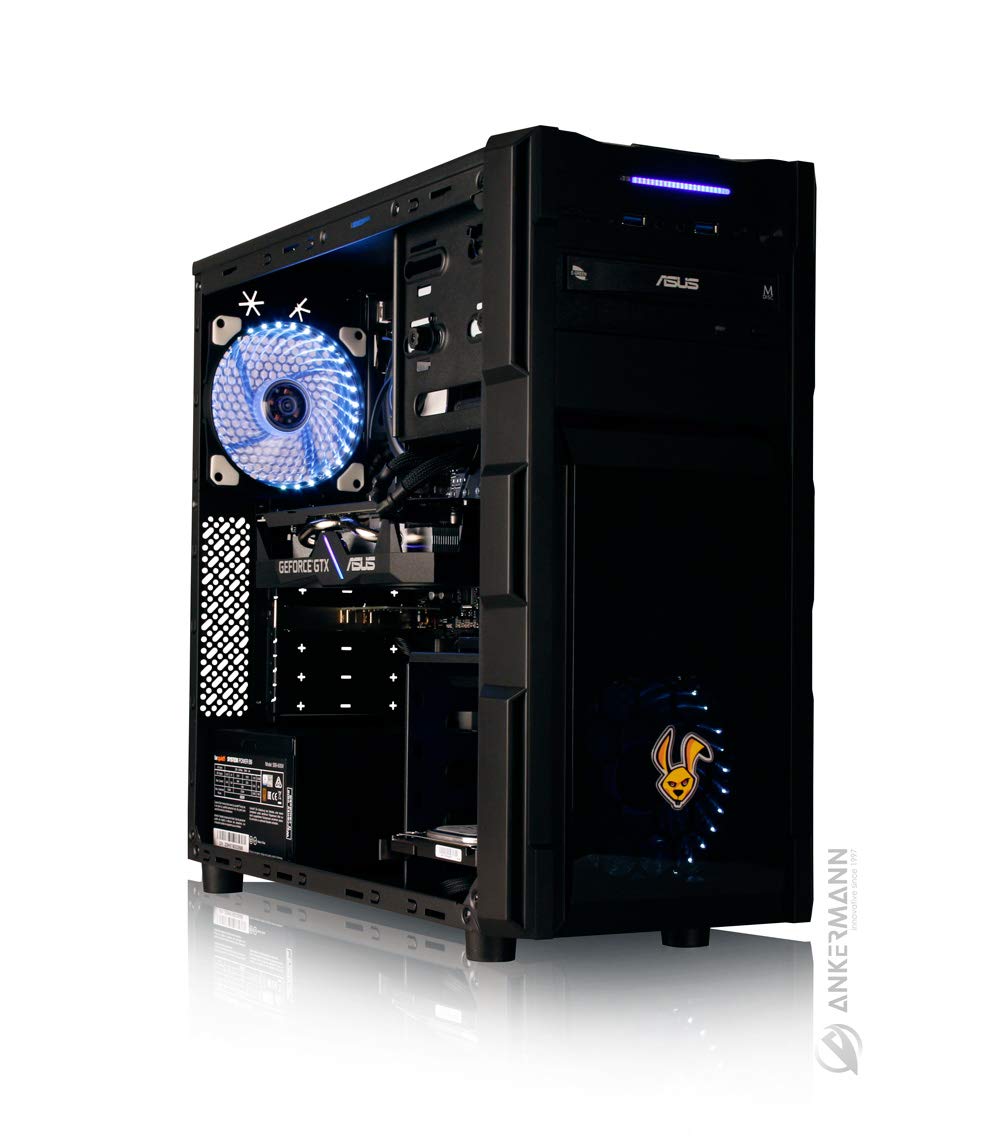 Ankermann Gaming PC PC Ryzen 2600 6x3.40GHz ASUS TUF GTX1660S 6GB 16GB RAM 240GB SSD 1TB HDD Windows 10 PRO