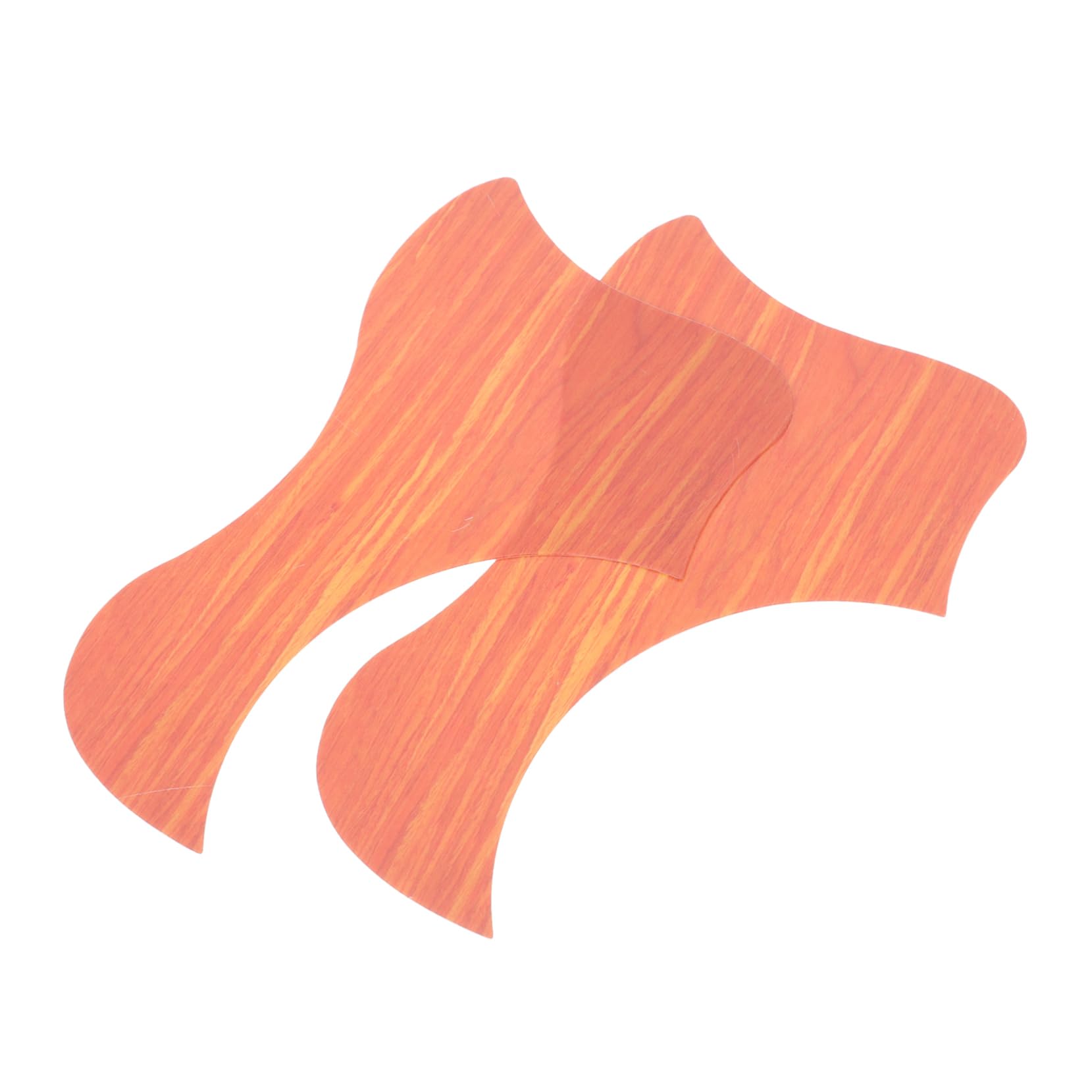 Holibanna 2Pcs Acoustic Guitar Walnut Grain for Guitar Accessories Lightweight Scratch Design Easy to Install Present for Guitar Enthusiasts